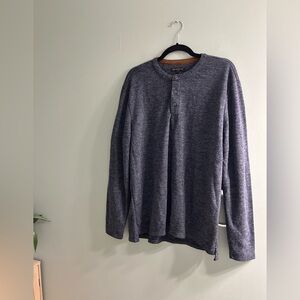Banana republic men’s 1/4 button up long sleeve  sweater top
